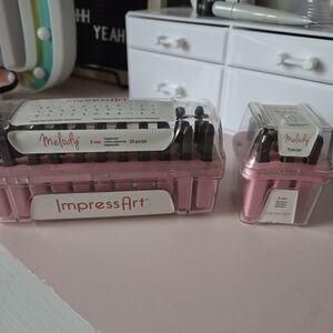 Impress Art Melody Pink Metal Stamps